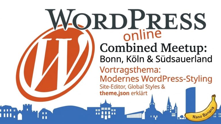 WP-Bonn Meetup #106 / Mi. 02.09.2026